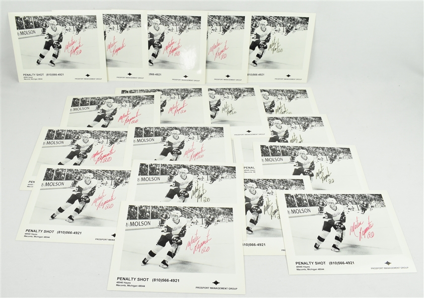 Martin Lapointe Lot of 15 Autographed 8x10 Photos