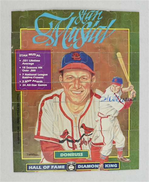 Stan Musial Autographed Puzzle