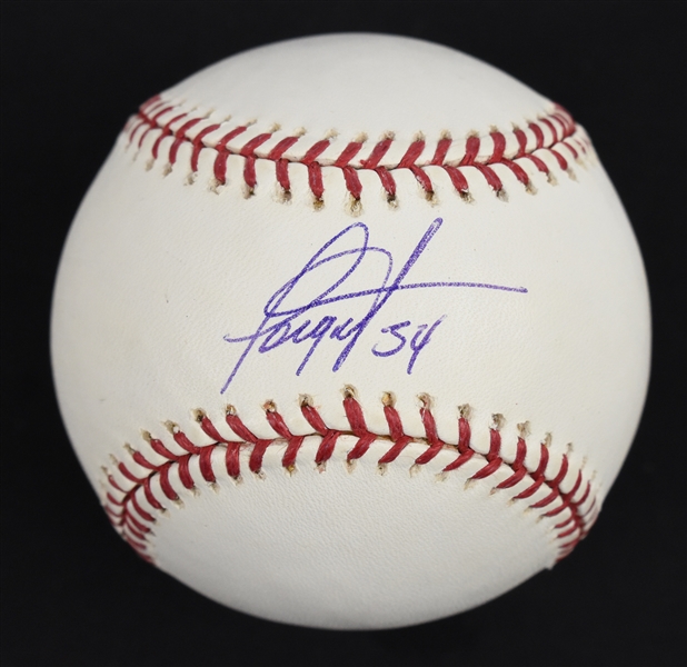 Jorge Julio Autographed Baseball