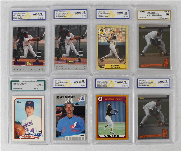 Collection of Graded Baseball Cards  