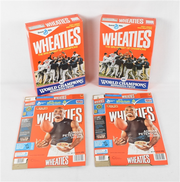Lot of 4 Wheaties Boxes