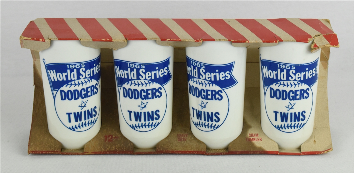 Minnesota Twins vs. Los Angeles Dodgers 1965 World Series Cup Collection