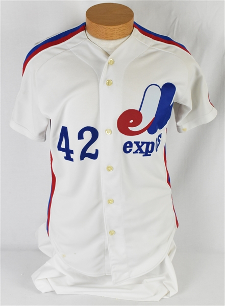 John DAcquisto 1980 Montreal Expos Game Used Jersey