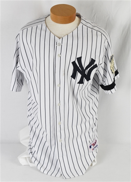 Mike Mussina 2008 New York Yankees Game Used Jersey