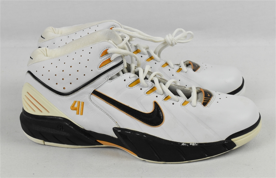 Dirk Nowitzki Game Used 2011 Nike Germany National Shoes White