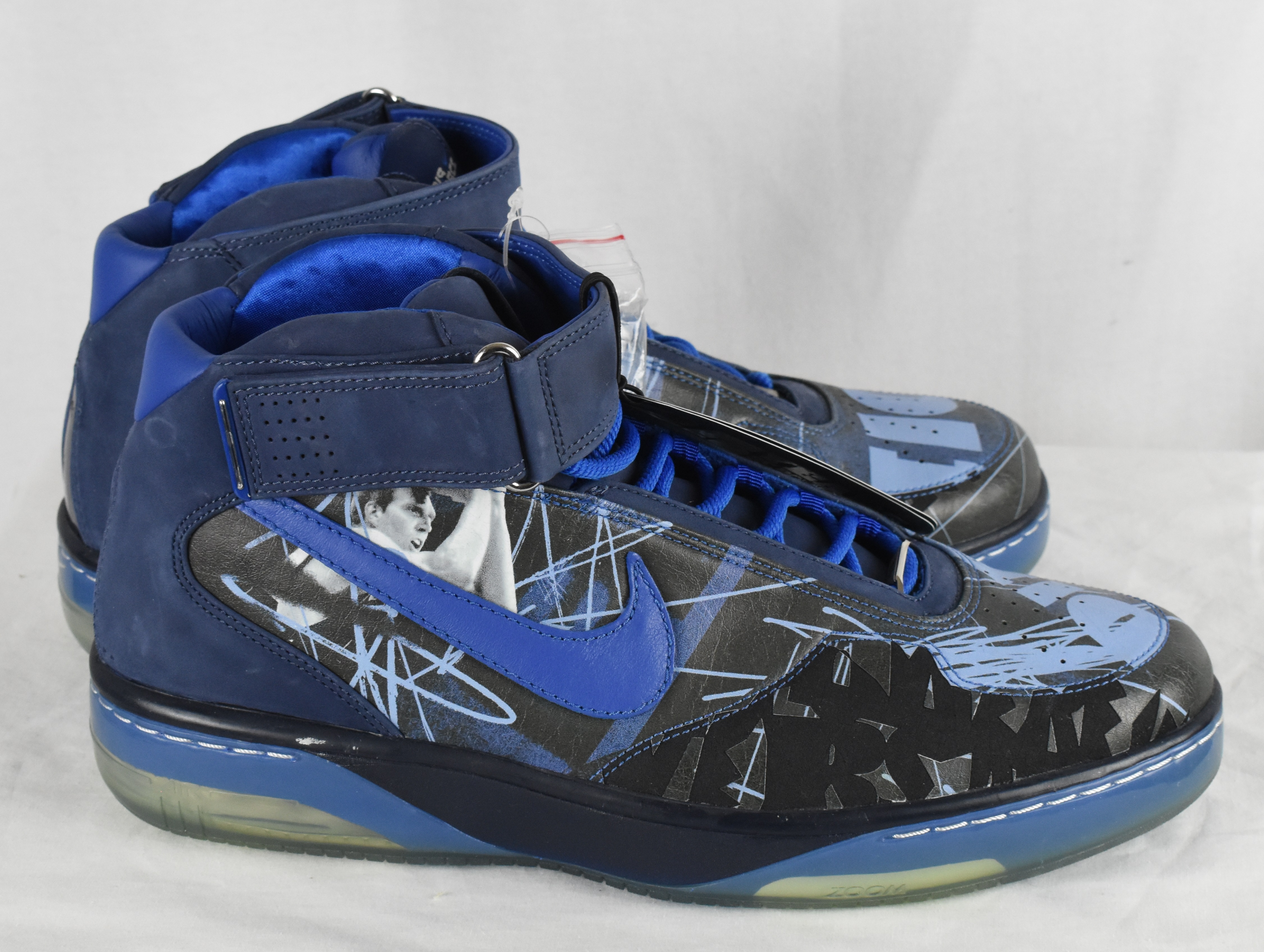 Nike Air Dual D Dirk Nowitzki 2006 NBA Basketball Shoes size 2 youth  313573-161