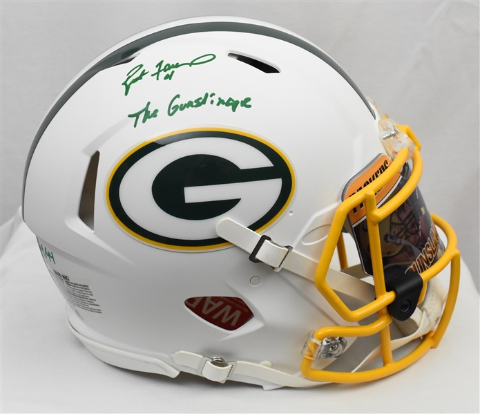 Brett Favre Autographed Green Bay Packers Full Size Authentic Helmet