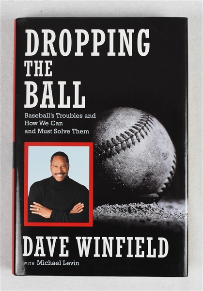 Dave Winfield Autographed Book