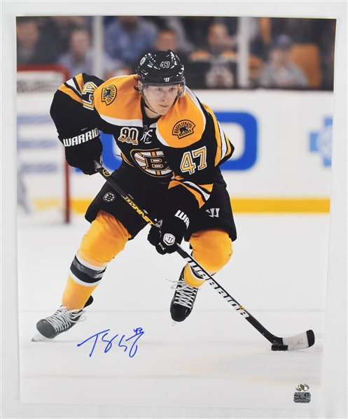 Torey Krug Autographed Boston Bruins 16x20 Photograph 