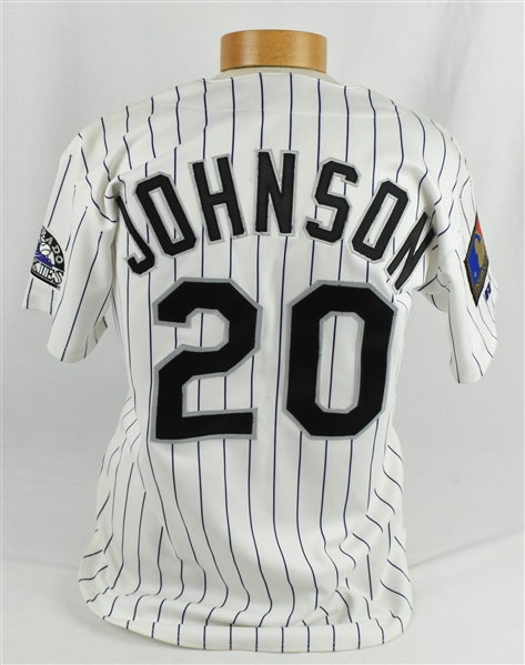 Howard Johnson 1994 Colorado Rockies Game Used & Autographed Jersey  