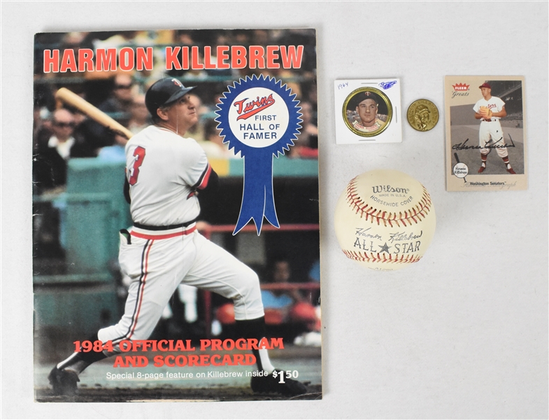 Harmon Killebrew Collection w/Autographed Card