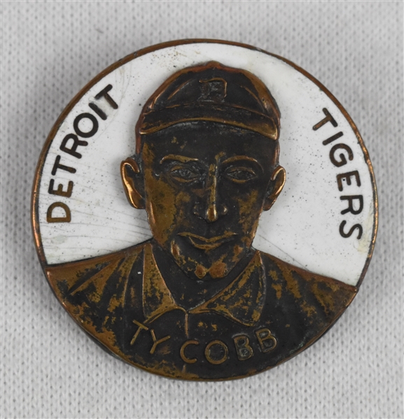 Ty Cobb Vintage 1940s Baseball Pin