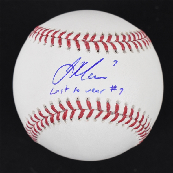 Joe Mauer Autographed & Inscribed Baseball