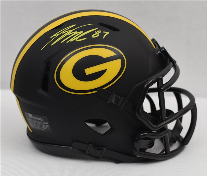 Jordy Nelson Autographed Green Bay Packers Mini Helmet