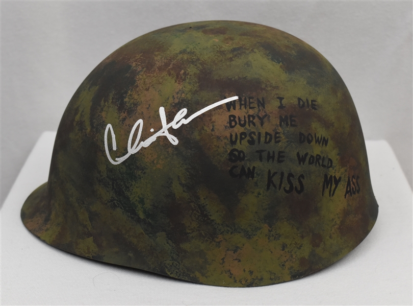 Charlie Sheen Autographed "Platoon" Helmet