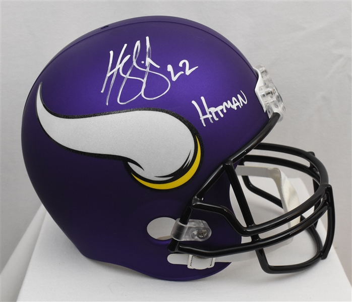 Harrison Smith Autographed Minnesota Vikings Full Size Replica Helmet
