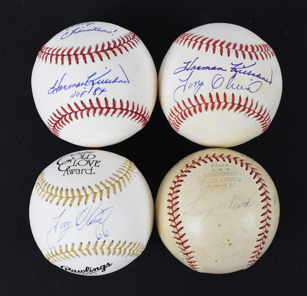 Harmon Killebrew & Tony Oliva Collection of Autographed Baseballs