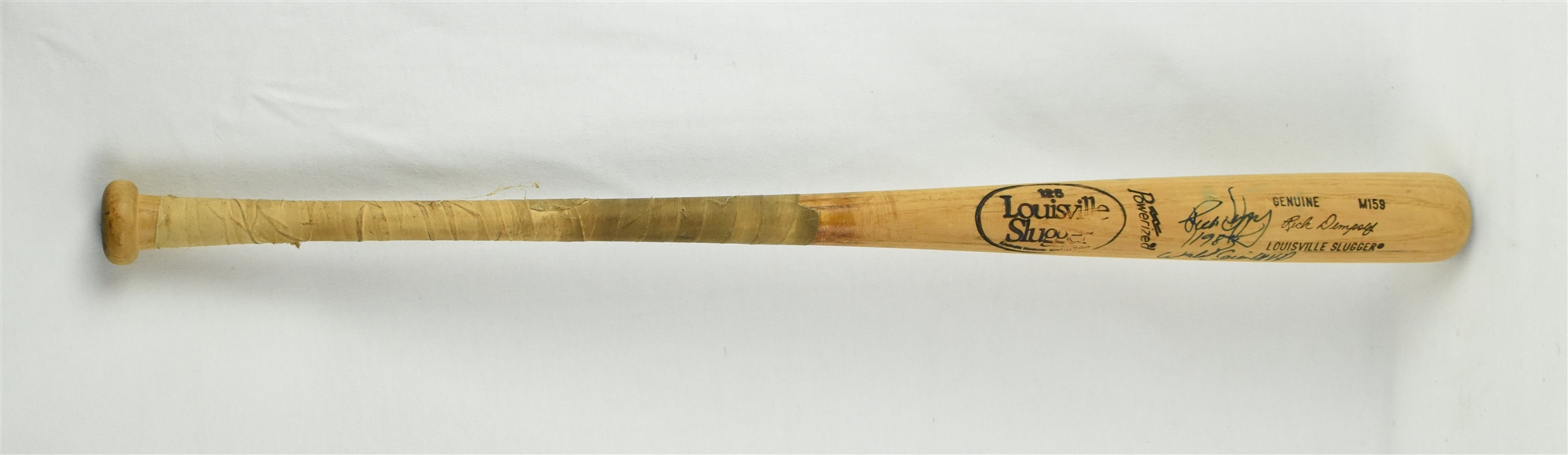 Rick Dempsey Game Used & Autographed Bat
