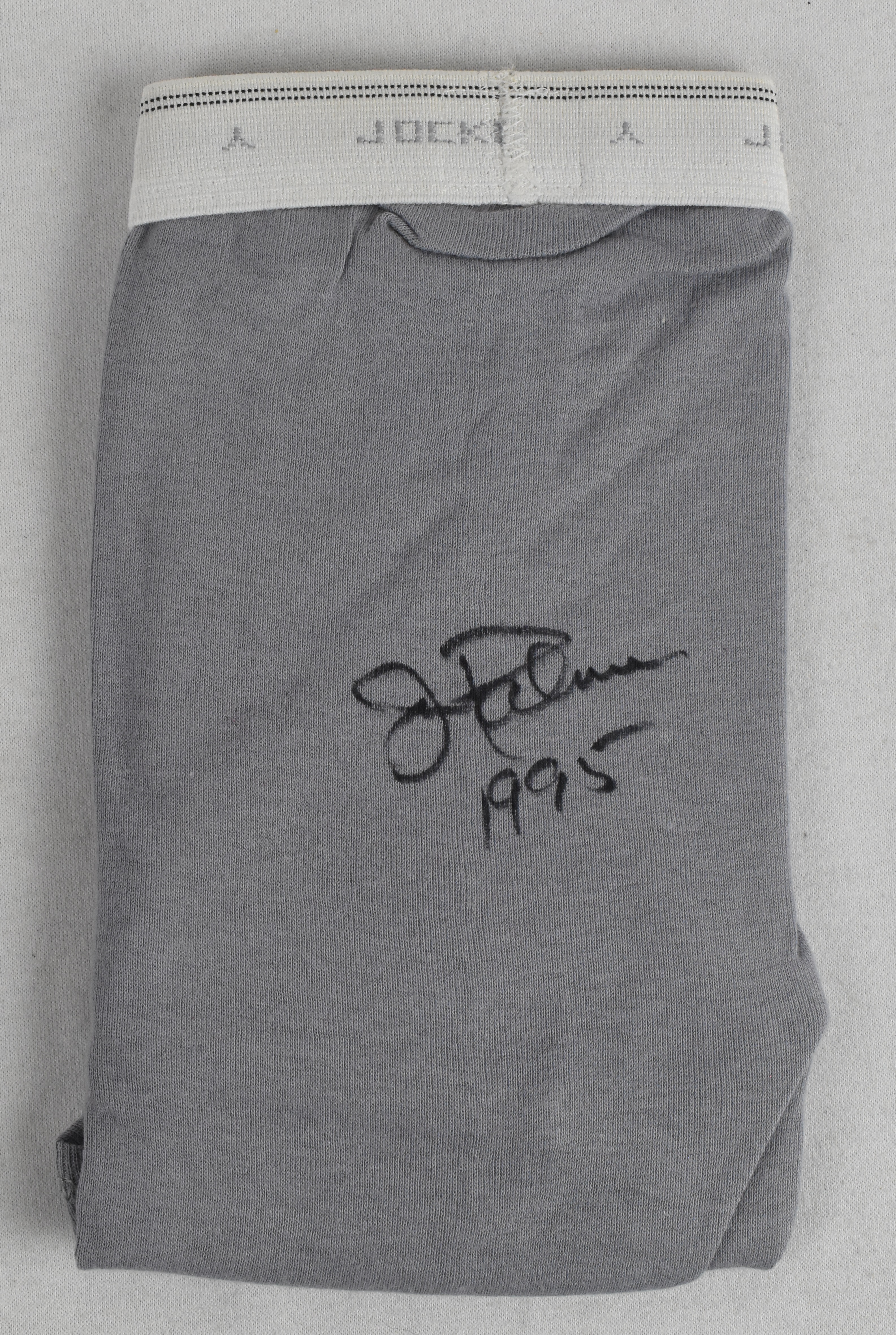 Lot Detail - Jim Palmer Autographed Jockey Underwear