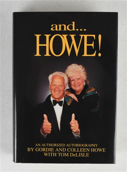 Gordie Howe Autographed Book