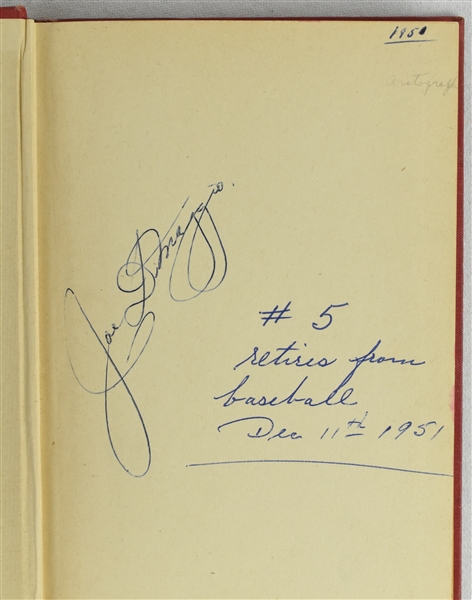 "Lucky to be a Yankee" Book Signed by Joe DiMaggio