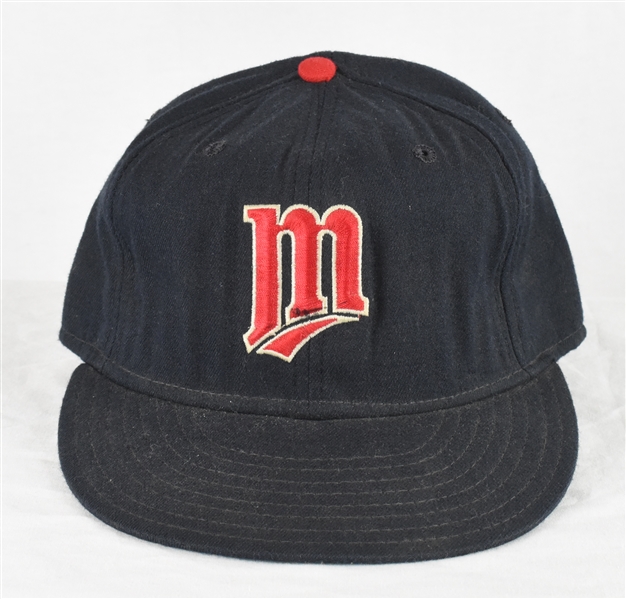 Junior Ortiz c. 1990-91 Minnesota Twins Game Used Hat 