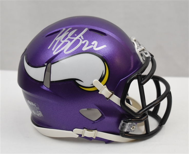 Harrison Smith Autographed Minnesota Vikings Mini Helmet