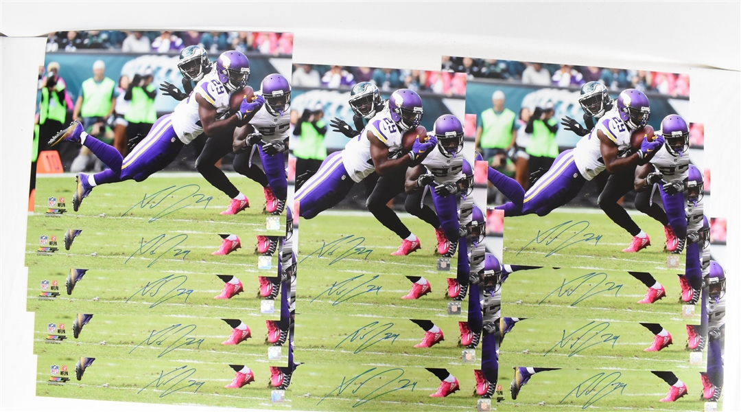 Lot of 13 Autographed Xavier Rhodes 16x20 Photos  