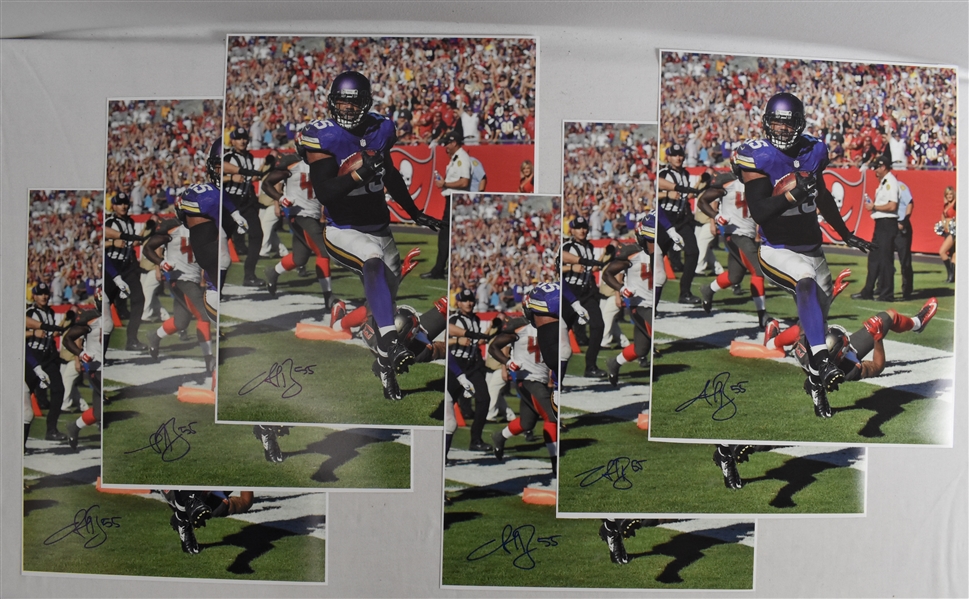 Anthony Barr Lot of 9 Autographed 16x20 Photos 