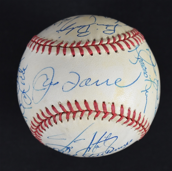 New York Yankees 1996 Team Signed World Series Championship Baseball w/Jeter & Rivera