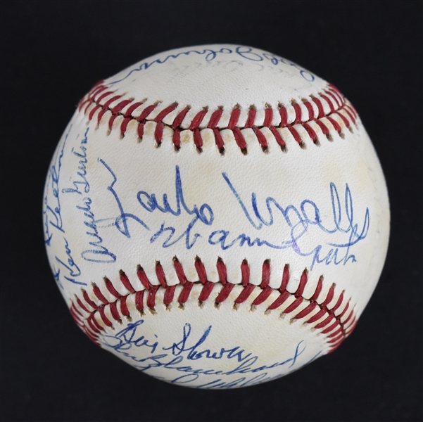 Old Timers Day Autographed Baseball