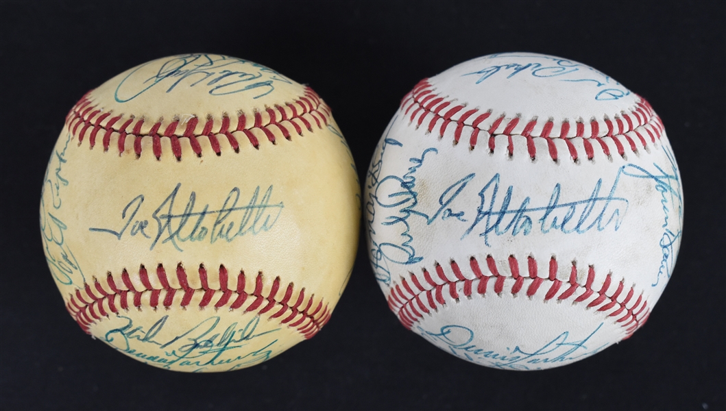 Baltimore Orioles 1983 & 1985 Team Signed Baseballs