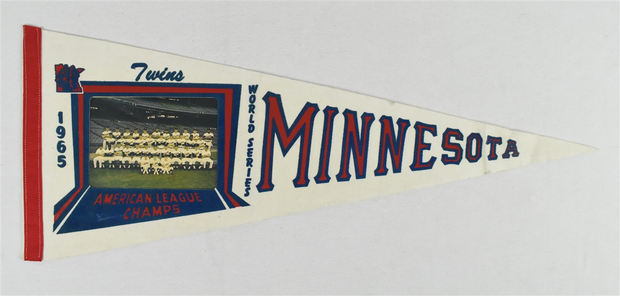 Minnesota Twins 1965 American League Championship Photo Pennant