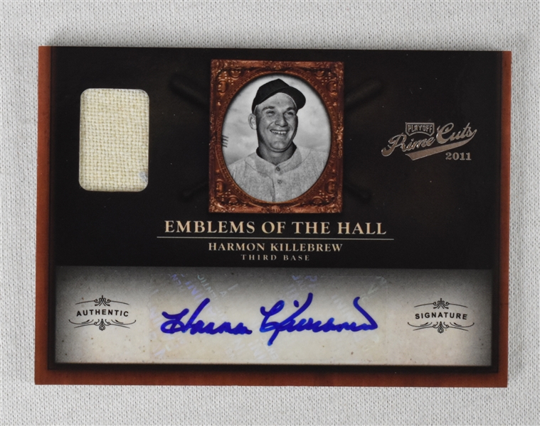 Killebrew Emblems of the Hall 2011 Playoff Prime Cuts 2/3 and 34/49