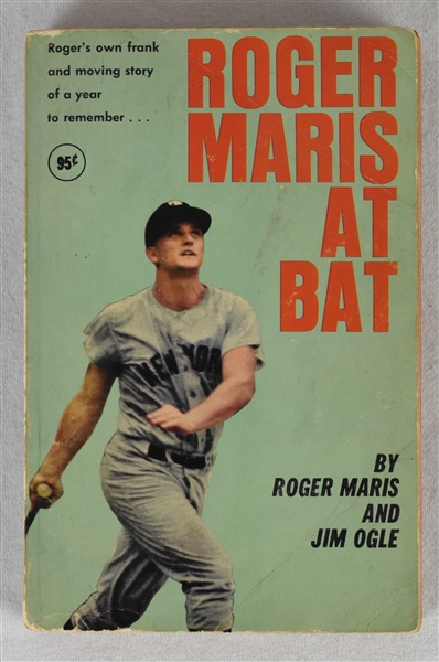 "Roger Maris At Bat" Autographed Book
