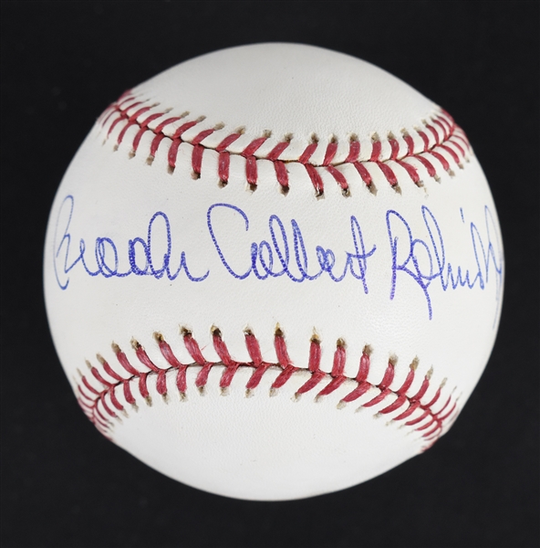 Brooks Colbert Robinson Jr. Autographed Full Name Baseball