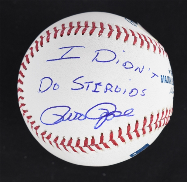 Pete Rose "I Didnt Do Steroids" Autographed & Inscribed Baseball