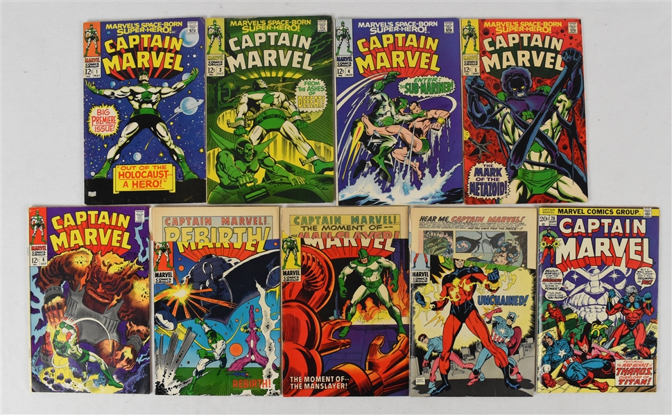 Captain Marvel Comic Book Collection (18)