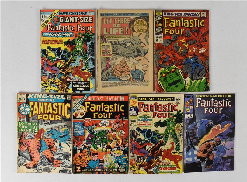 Giant Size Fantastic Four Comic Books (7) 