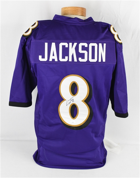 Lamar Jackson Autographed Baltimore Ravens Jersey