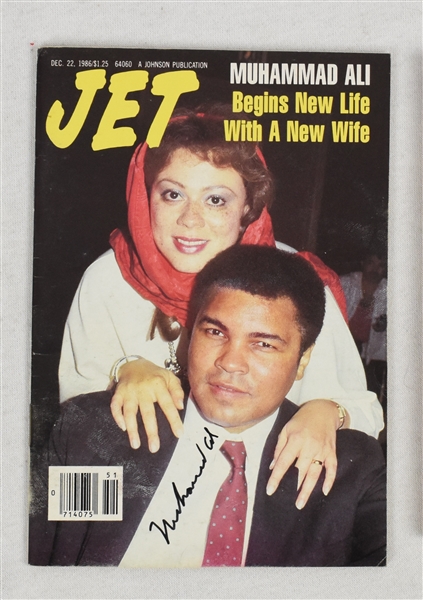 Muhammad Ali Autographed Jet Magazine