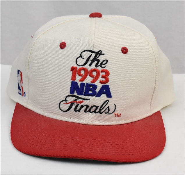 Trent Tucker Worn 1993 NBA Finals Locker Room Hat w/Letter of Provenance