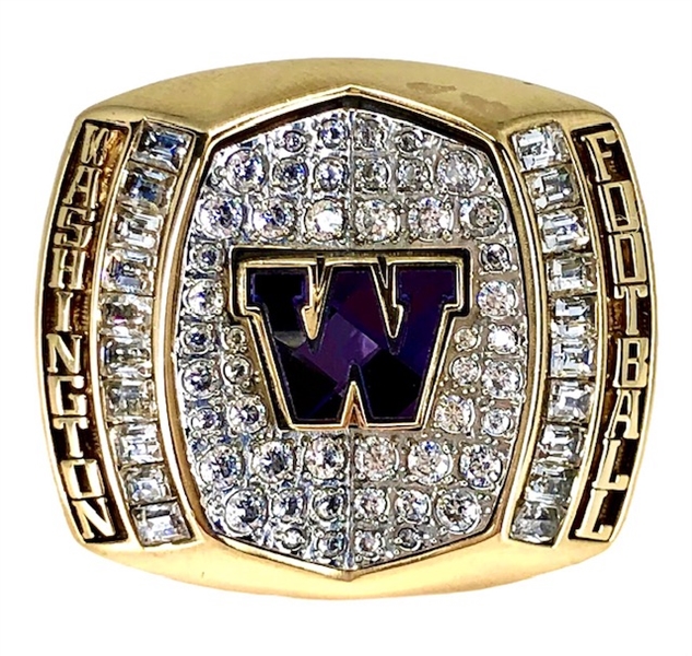 Andre Baccellia 2015 Washington Huskies “Heart of Dallas” Bowl Champions Football Ring