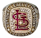 Derrick May 2013 St. Louis Cardinals World Series National League Championship 10K Gold & Diamond Ring w/Stan Musial Memorial