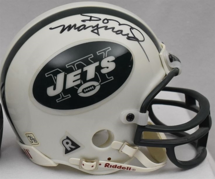 Don Maynard Autographed New York Jets Helmet
