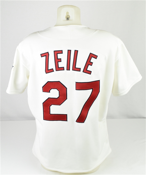 Todd Zeile 1992 St Louis Cardinals Game Used Jersey w/Dave Miedema LOA
