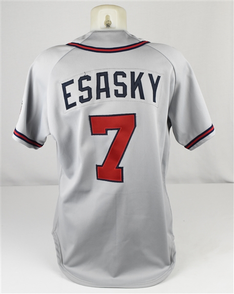 Nick Esasky 1990 Atlanta Braves Game Used & Autographed Jersey