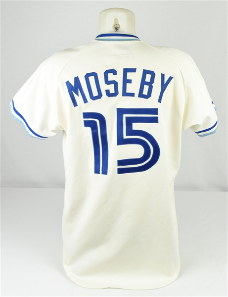 Lloyd Moseby 1986 Toronto Blue Jays Game Used Jersey w/Dave Miedema LOA