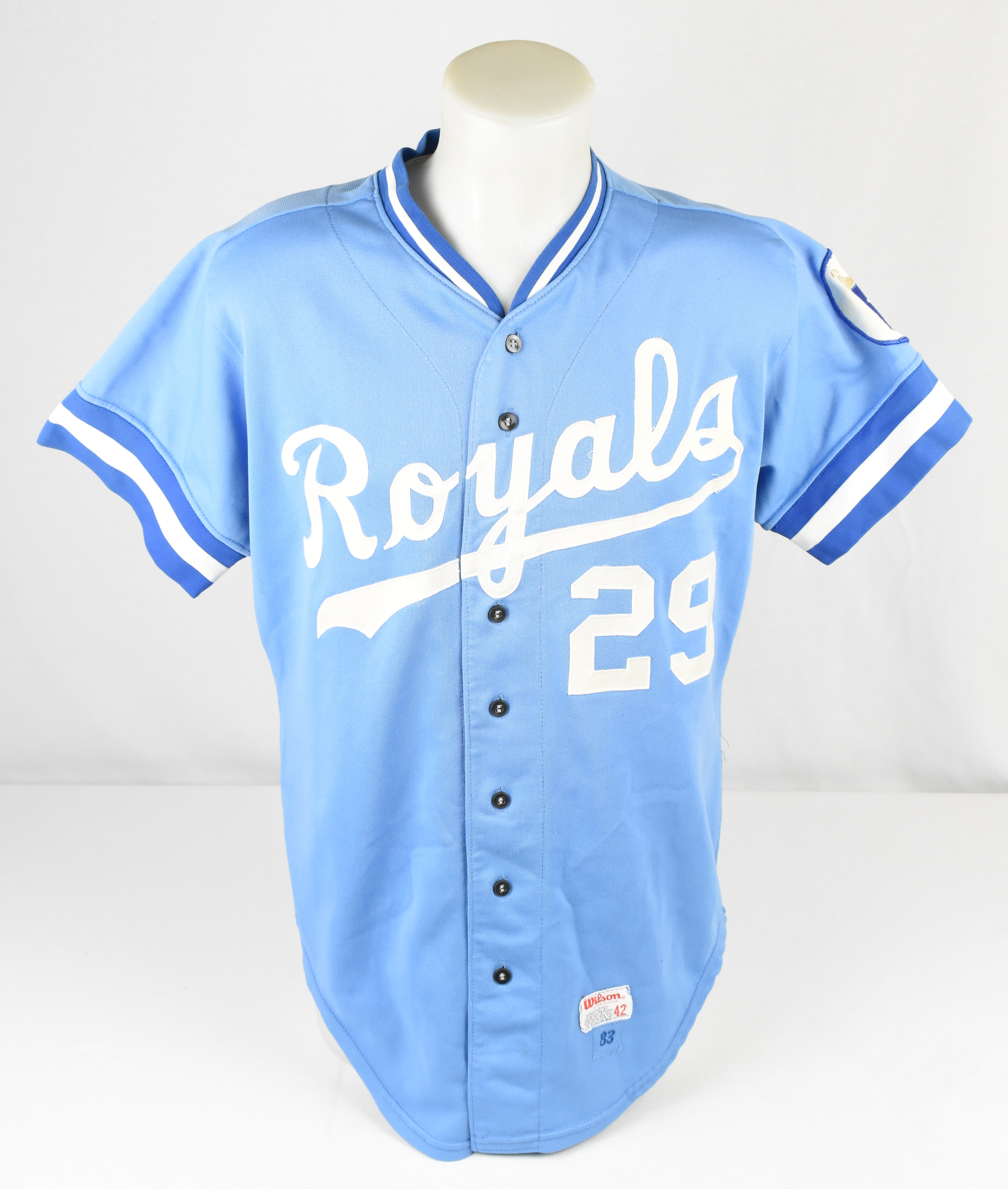 Lot Detail - Dan Quisenberry 1983 Kansas City Royals Game Used Jersey