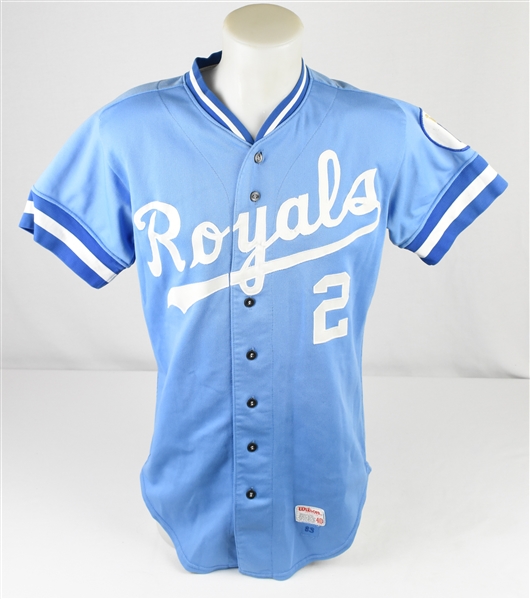 Onix Concepcion 1983 Kansas City Royals Game Used Jersey